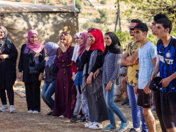 A group of young jordanians