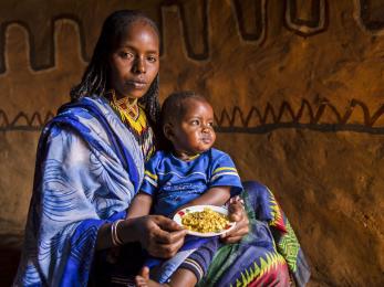 We're celebrating mothers around the world who, every day, brave incredible challenges to support their families. in ethiopia, dhaki is striving to ensure her three children have enough to eat, despite the high risk of hunger in her village. photo: sean sheridan for mercy corps
