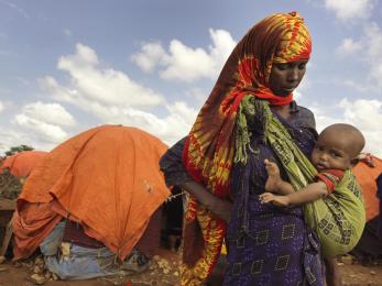 Somalian mother and child
