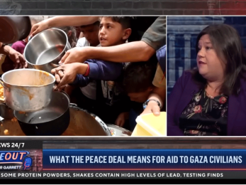 Screenshot of CNN interview with Kate Phillips-Barrasso.