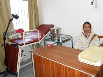 Pakistan has the third highest rate of maternal death in the world. we trained midwives like zainab umar to help change this by giving them the skills and support they need to keep women in their rural communities healthy during pregnancy. photo: mercy corps
